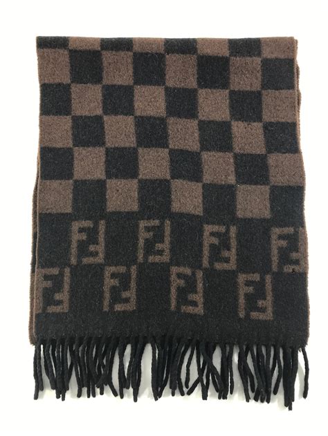 vintage fendi wool scarf